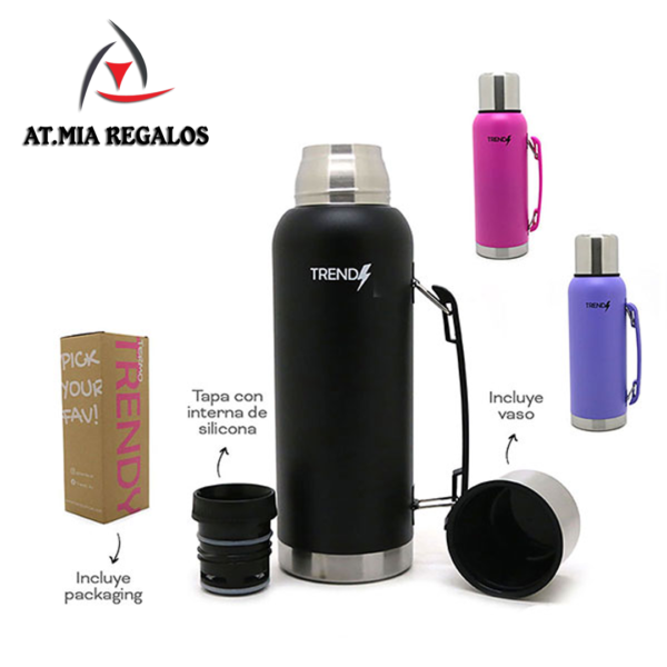Termo Acero Inoxidable 16315 Trendy 1L - Imagen 2