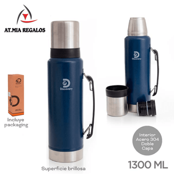 Termo Acero Inoxidable Camping 14713/14714/11398 Discovery 1300ml - Imagen 2