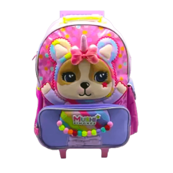 Mochila Escolar c/Carro Simones 18 Pulgadas SI918 Cresko