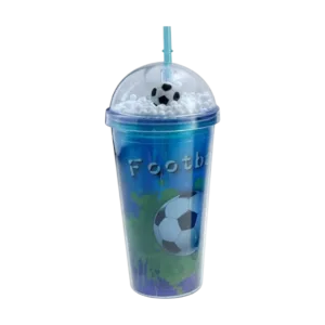 Vaso de Plástico c/Sorbete 17386 Trendy 450ml