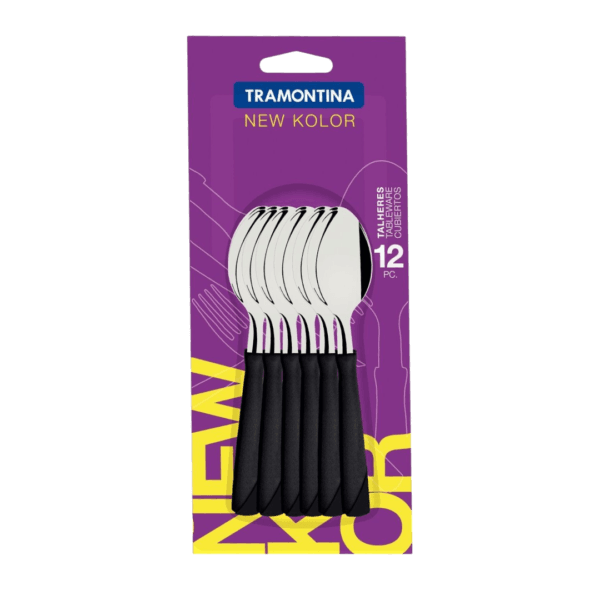 Set x12 Cucharitas Acero Inoxidable New Kolor 23167/900/910 Tramontina