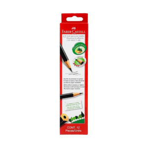 Set x12 Lápices de Grafito Negro Faber-Castell