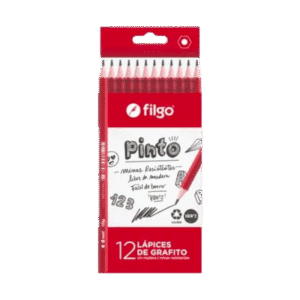Set x12 Lápices de Grafito Negro Filgo
