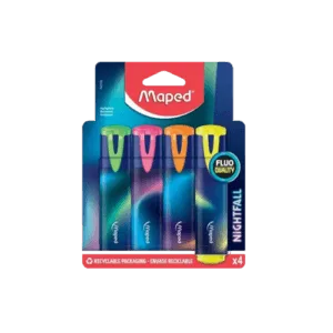 Resaltadores Maped Nightfall x4