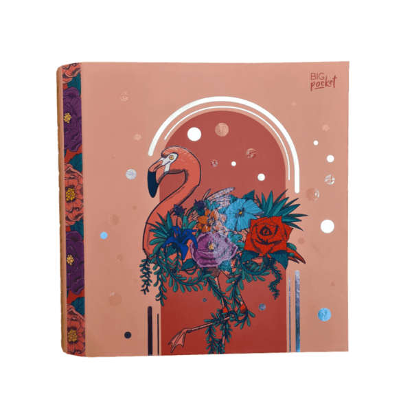Carpeta 3x40 3 Anillos Flores/Chica BigPocket
