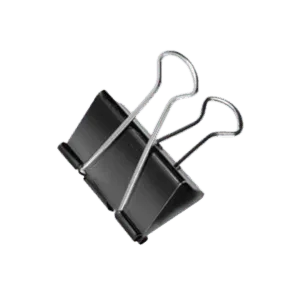 Aprieta Papel Negro 18mm Pack de 12 Unidades