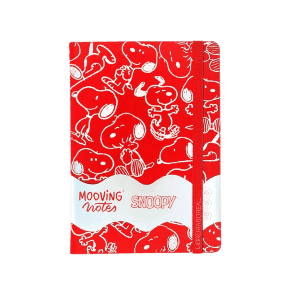 Libreta Notes A5 Snoopy 96 Hojas Mooving