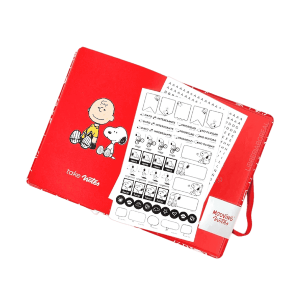 Libreta Notes A5 Snoopy 96 Hojas Mooving - Imagen 2