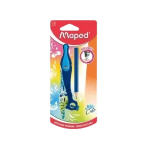 Compás Escolar Mini Cute Plástico Para Lapiz Blister Maped