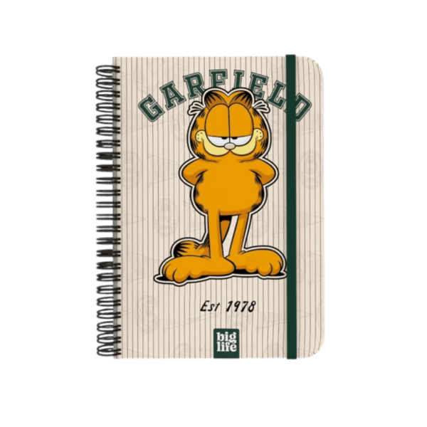 Cuaderno 15x21 Garfield University BigLife