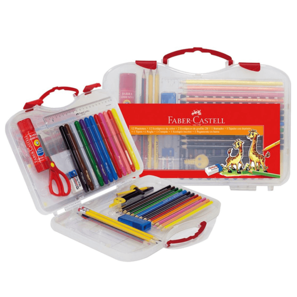 Set x33 Útiles Escolares Faber Castell - Imagen 2