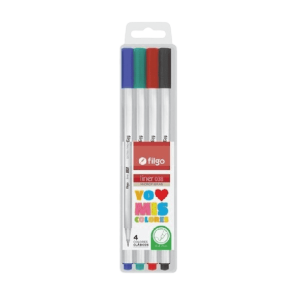 Microfibras de Colores Liner 038 Filgo x4