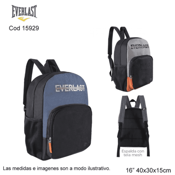 Mochila 16 Pulgadas 15929 Everlast - Imagen 2