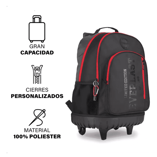 Mochila c/Carro 18 Pulgadas 27695 Everlast - Imagen 2