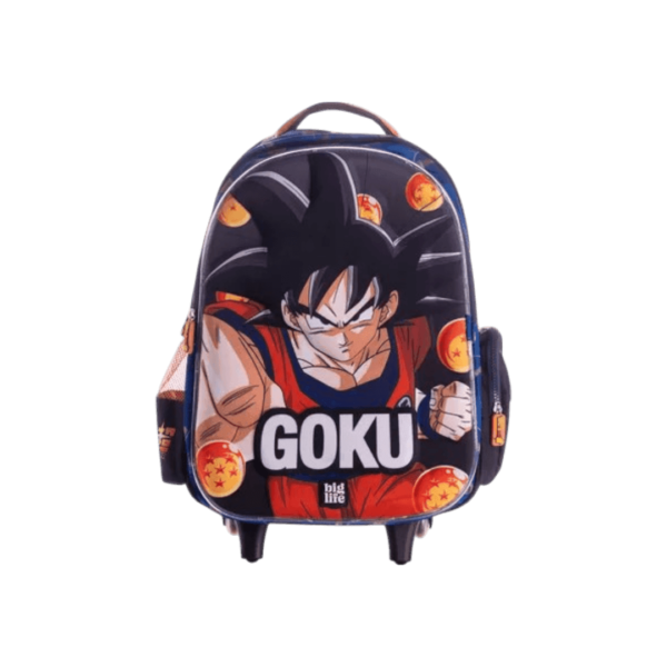 Mochila Escolar c/Carro Dragon Ball 17 Pulgadas BigLife
