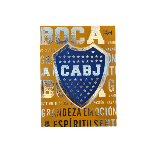 Cuaderno Rayado T/dura 16x21 Boca Juniors 48 Hojas BigPocket