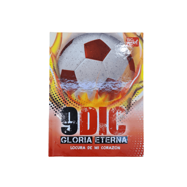 Cuaderno Rayado T/dura 16x21 Football 48 Hojas BigPocket