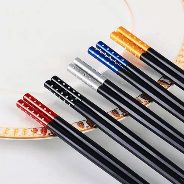 Juego Palitos Chinos x10 Colores Hong Yin - Imagen 2