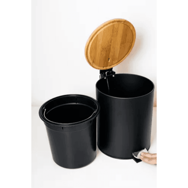 Cesto Tacho Basura con Tapa y Pedal 12 Litro - Imagen 2