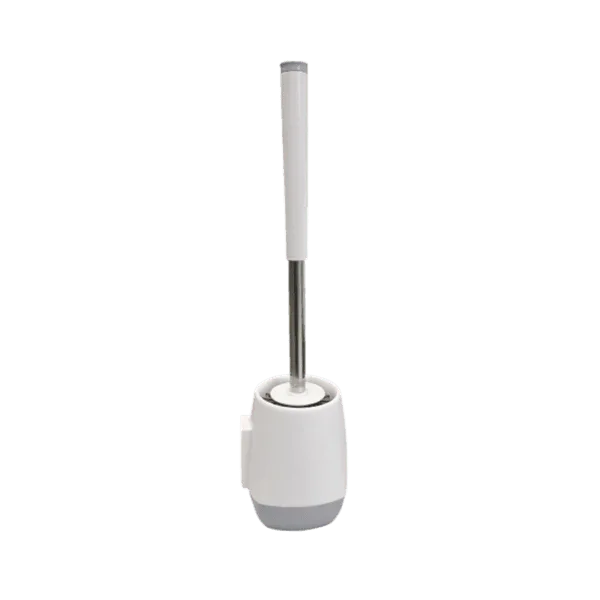 Cepillo para Baño Inodoro de Silicona Adhesivo Pared