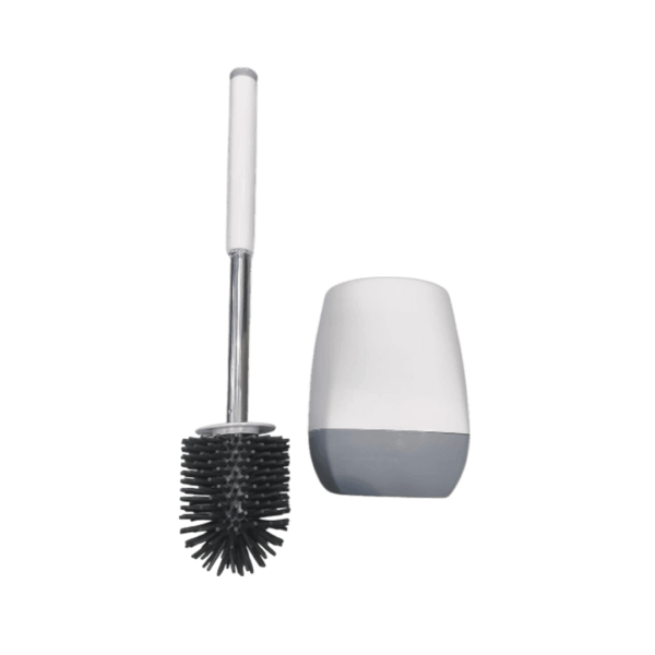 Cepillo para Baño Inodoro de Silicona Adhesivo Pared - Imagen 2
