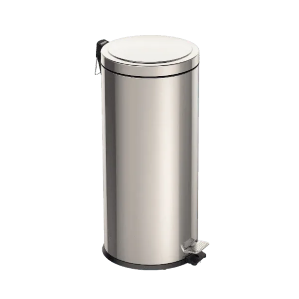 Cesto Tacho Basura Acero Inoxidable c/Pedal y Cubo 94538/130 Tramontina 30L