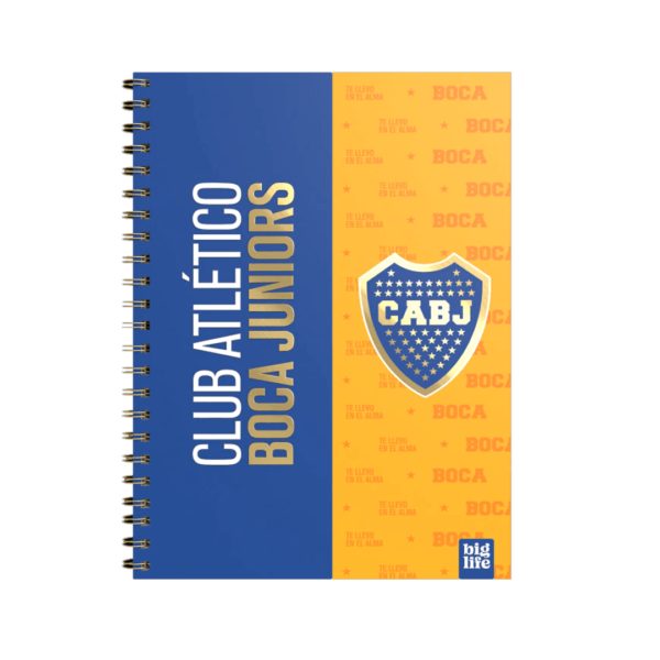 Cuaderno Rayado T/dura Universitario Boca Juniors 80 hojas BigLife
