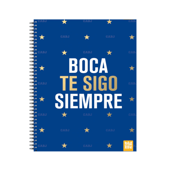 Cuaderno Rayado Flexible Boca Juniors 80 hojas BigLife