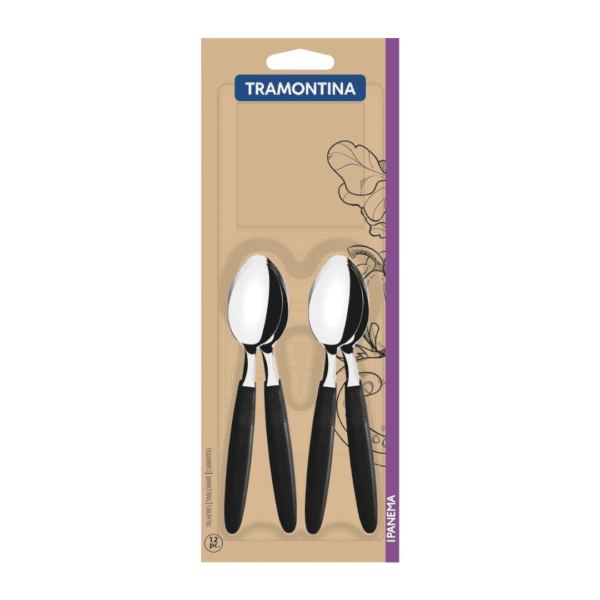 Set x12 Cucharitas Acero Inoxidable Ipanema 23367/900/910 Tramontina