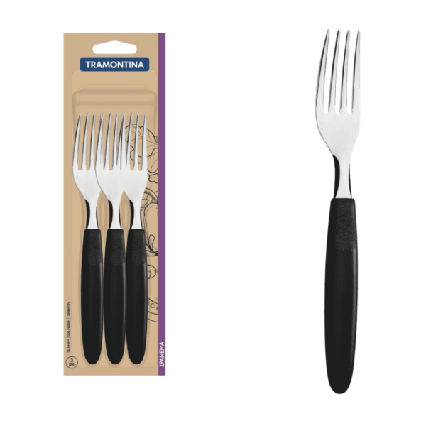 Set x3 Tenedores Acero Inoxidable Ipanema 23362/300/310 Tramontina - Imagen 2