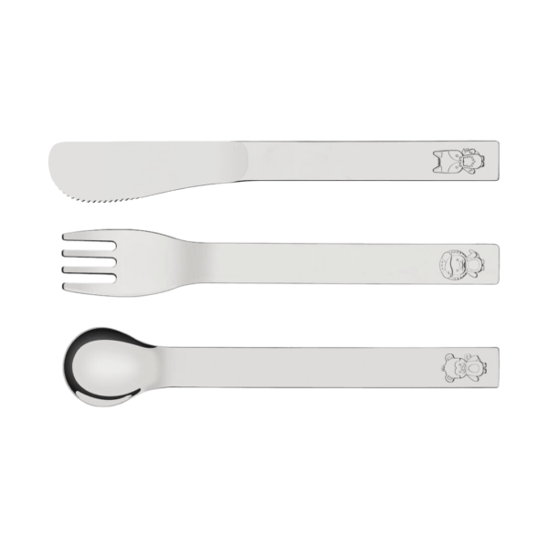Set x3 Cubiertos Acero Inoxidable Niños Lellos 66975/000 Tramontina - Imagen 2