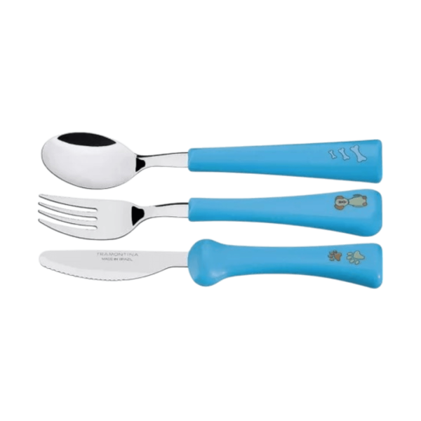 Set x3 Cubiertos Acero Inoxidable Niños My Best Friends 23799/191 Tramontina - Imagen 2