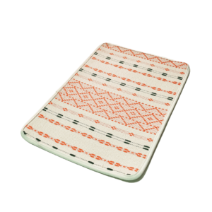 Alfombra Para Baño Algodon Diseño Tejido 58x38 cm