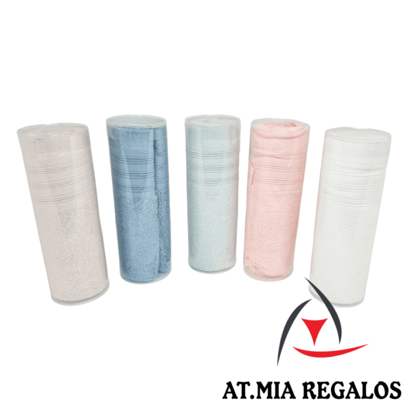 Toalla Color 100% Algodon 35x78cm - Imagen 2