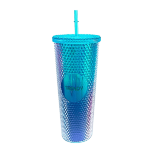 Vaso de Plástico c/Sorbete 17398 Trendy 750ml