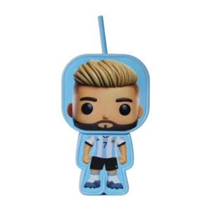 Vaso de Plástico c/Sorbete Toonbody Rodrigo De Paul BigLife 720ml