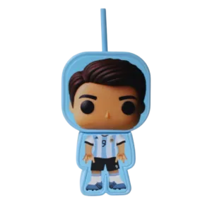 Vaso de Plástico c/Sorbete Toonbody Julian Alvarez BigLife 720ml