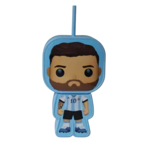 Vaso de Plástico c/Sorbete Toonbody Lionel Messi BigLife 720ml