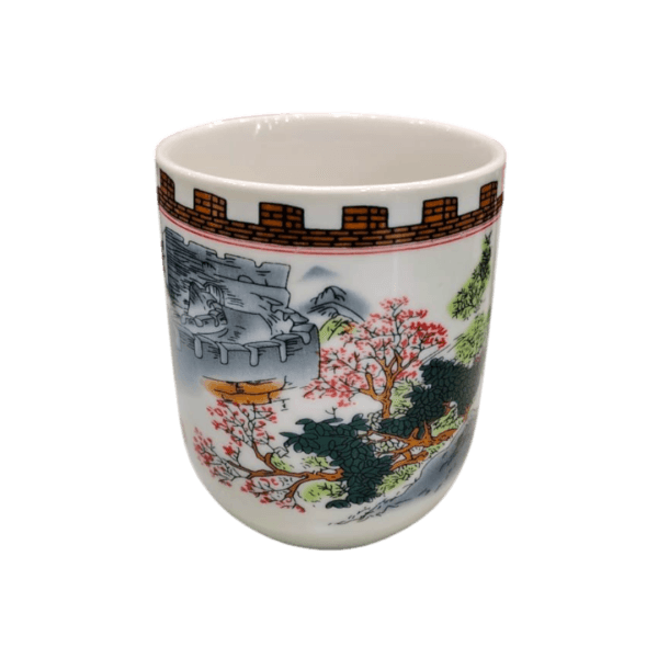Cuenco de Porcelana 150ml Diseño Oriental Muralla