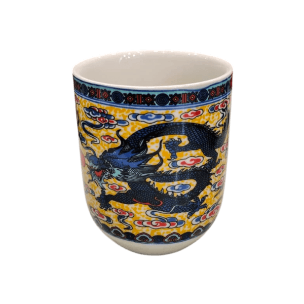 Cuenco de Porcelana 150ml Diseño Oriental Dragones