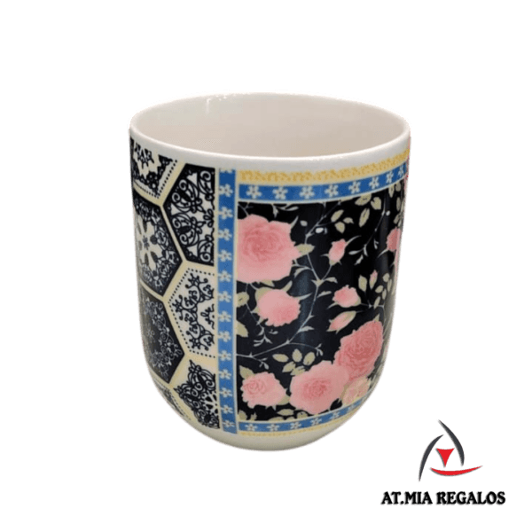 Cuenco de Porcelana 150ml Diseño Vintage Oriental - Imagen 2