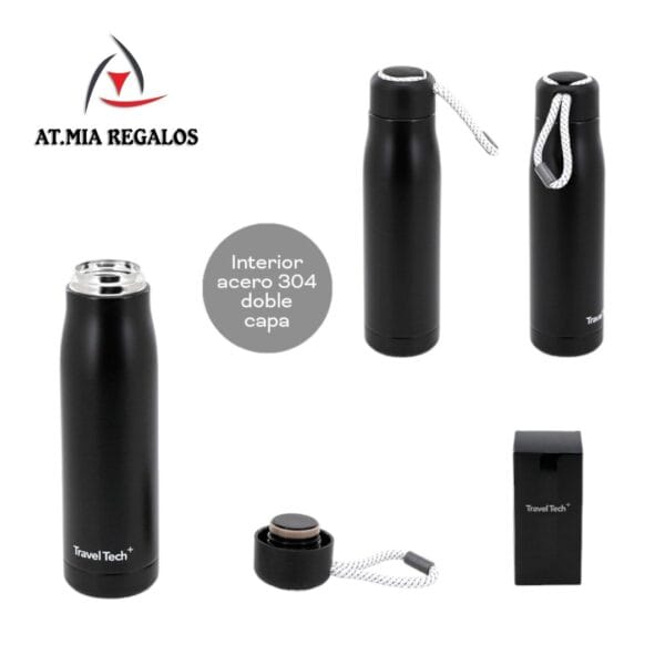 Botella Termica Acero Inoxidable 18658 Travel Tech 500ml - Imagen 2