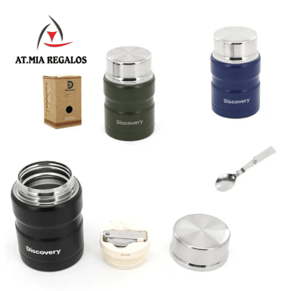 Termo de Alimentos Acero Inoxidable c/Cuchara 18506 Discovery 500ml - Imagen 3