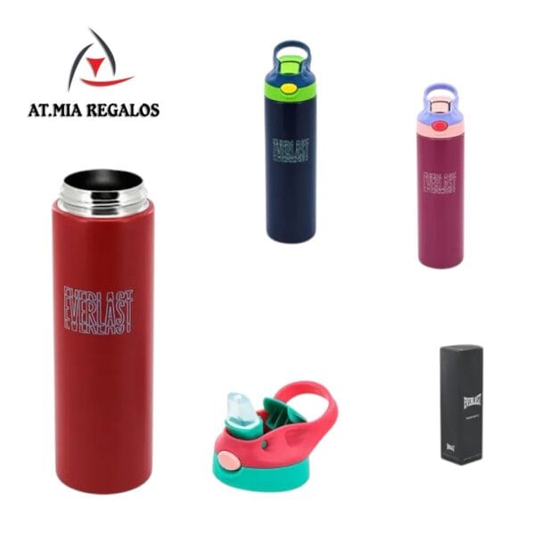 Botella Térmica Acero Inoxidable Deportiva 18479 Everlast 600ml - Imagen 2