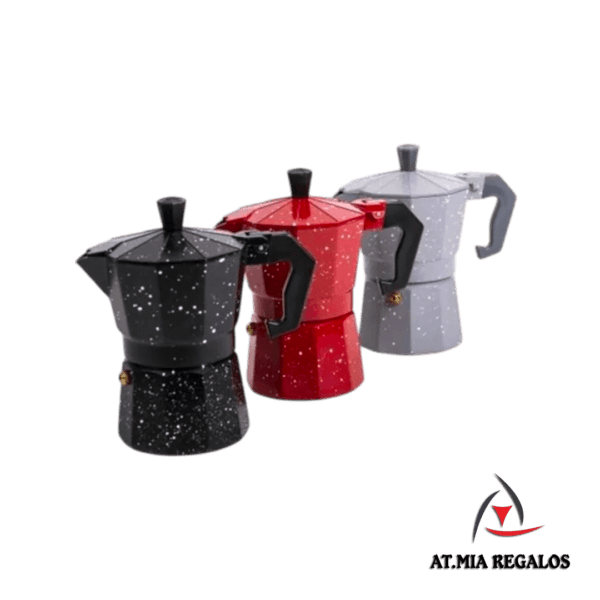 Cafetera Italiana Express Aluminio p/3 Tazas 150ml - Imagen 2