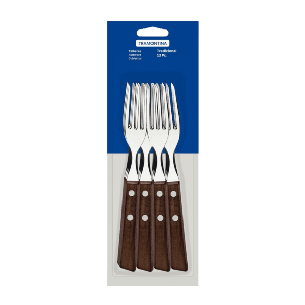 Set x12 Tenedores Acero Inoxidable Tradicional 22202/900 Tramontina