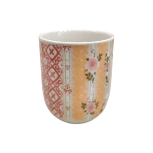 Cuenco de Porcelana 150ml Diseño Rosas Amarillas