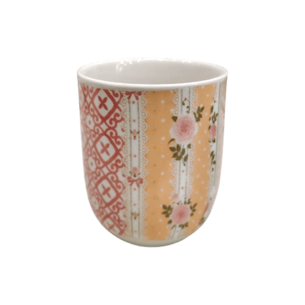 Cuenco de Porcelana 150ml Diseño Rosas Amarillas