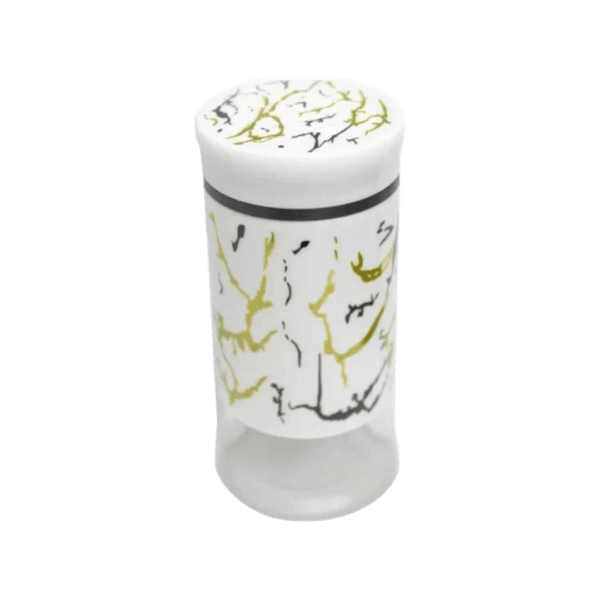 Especiero de Vidrio Diseño Marmolado Colores 130ml