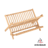 Escurridor de Platos de Madera Dos Pisos Plegable Rejilla Suká - Imagen 2